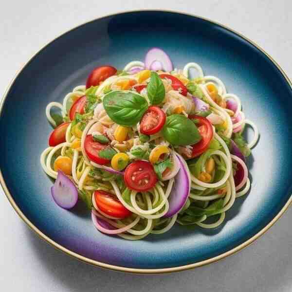 Морской салат с пастой Rainbow